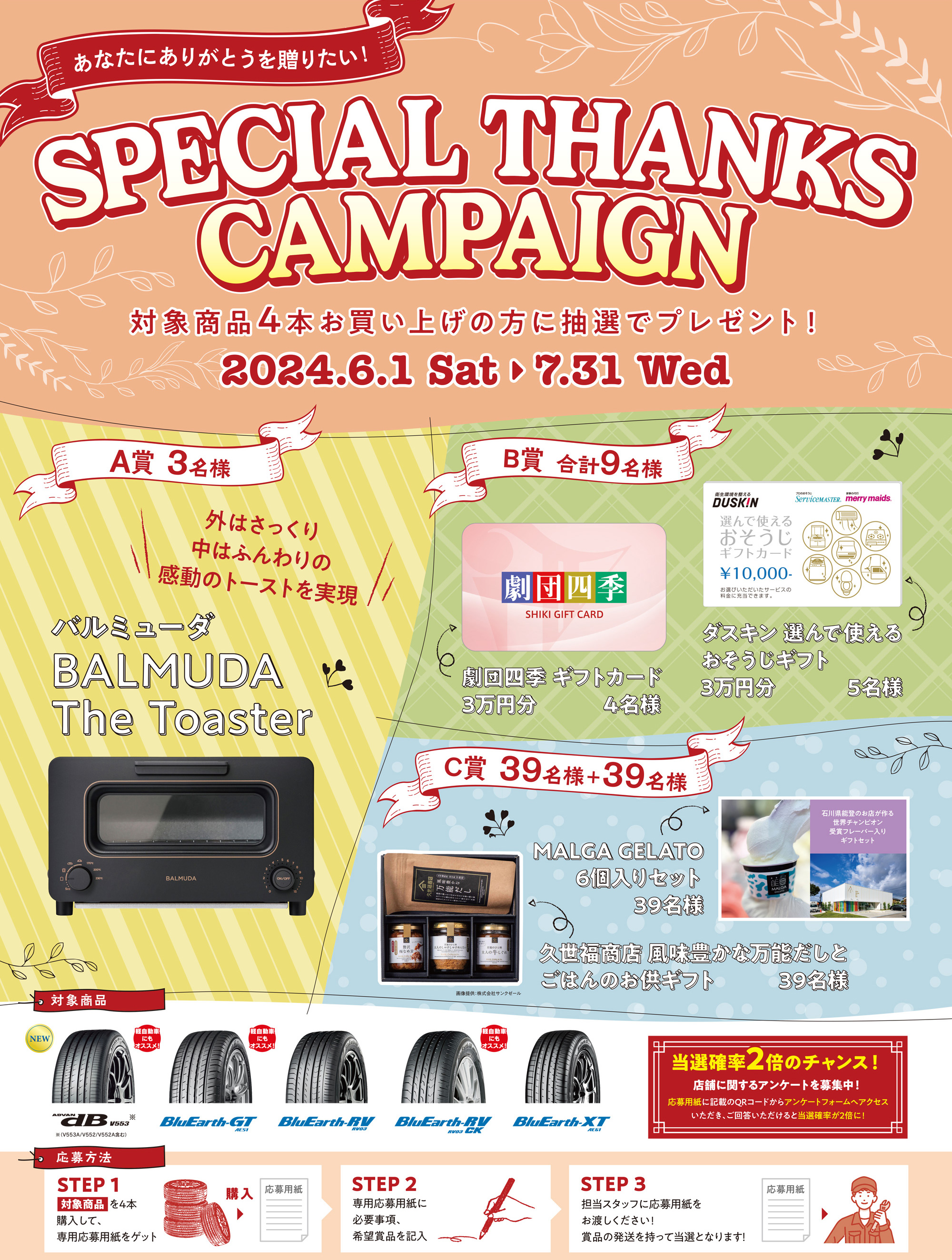 あなたにありがとうを贈りたい！ SPECIAL THANKS CAMPAIGN