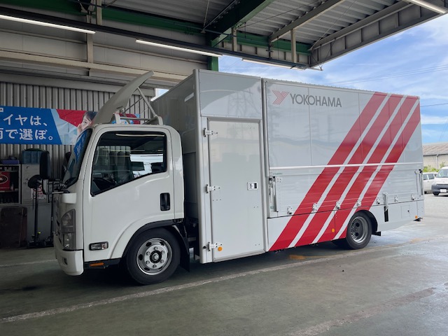 新しい出張車！