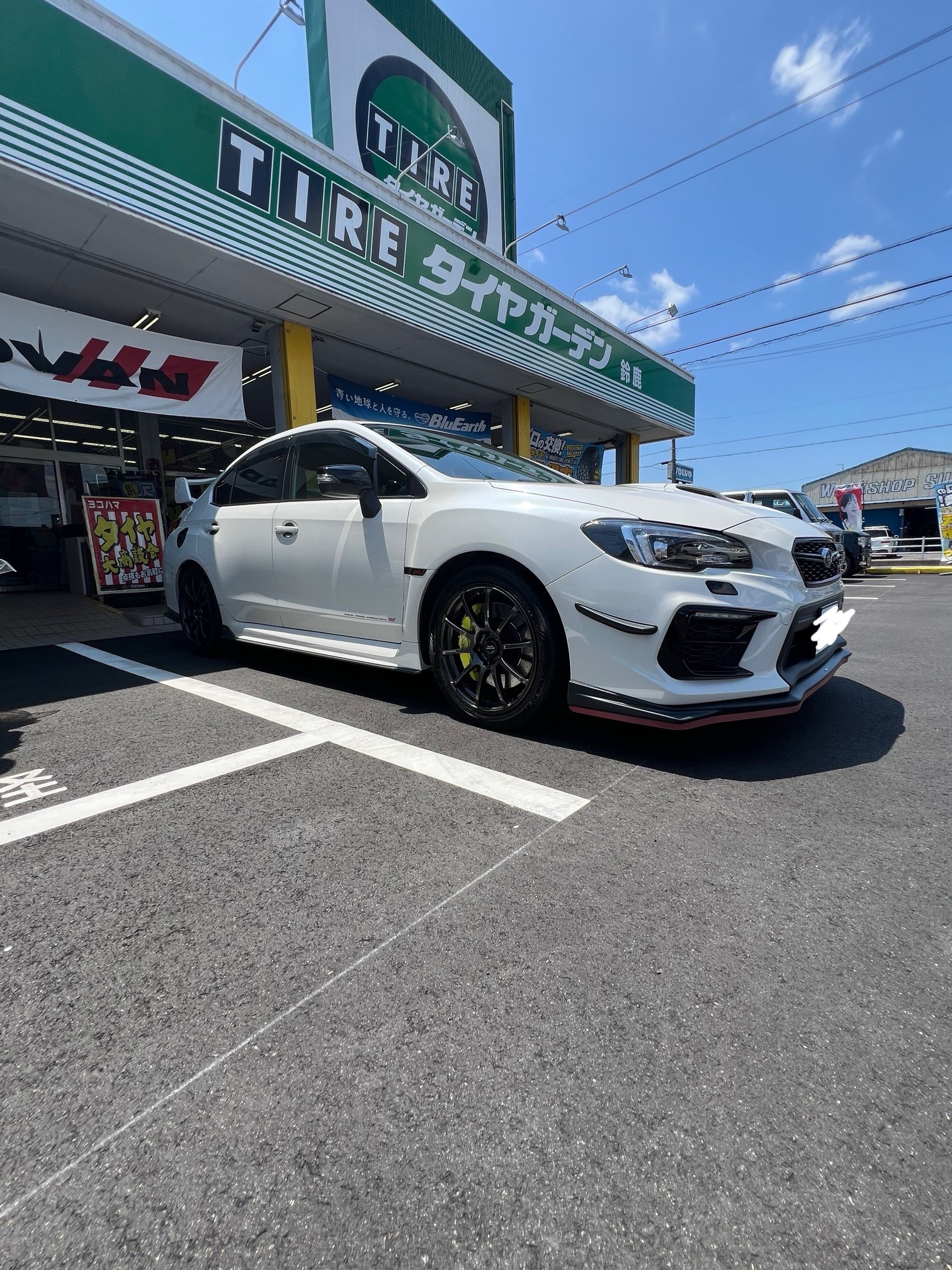 スバル インプレッサ WRX に「ADVAN Sport V107」装着！