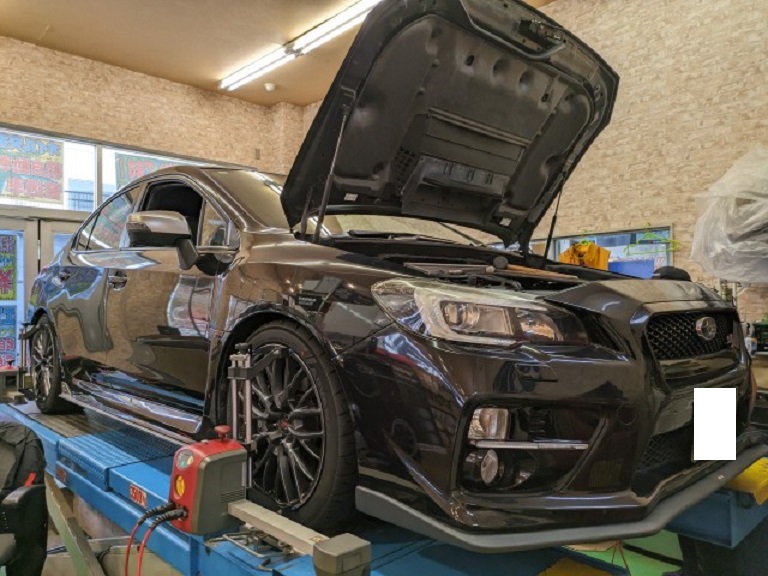 WRX StiにTEIN FLEX Z & NEOVA AD09取り付け & アライメント