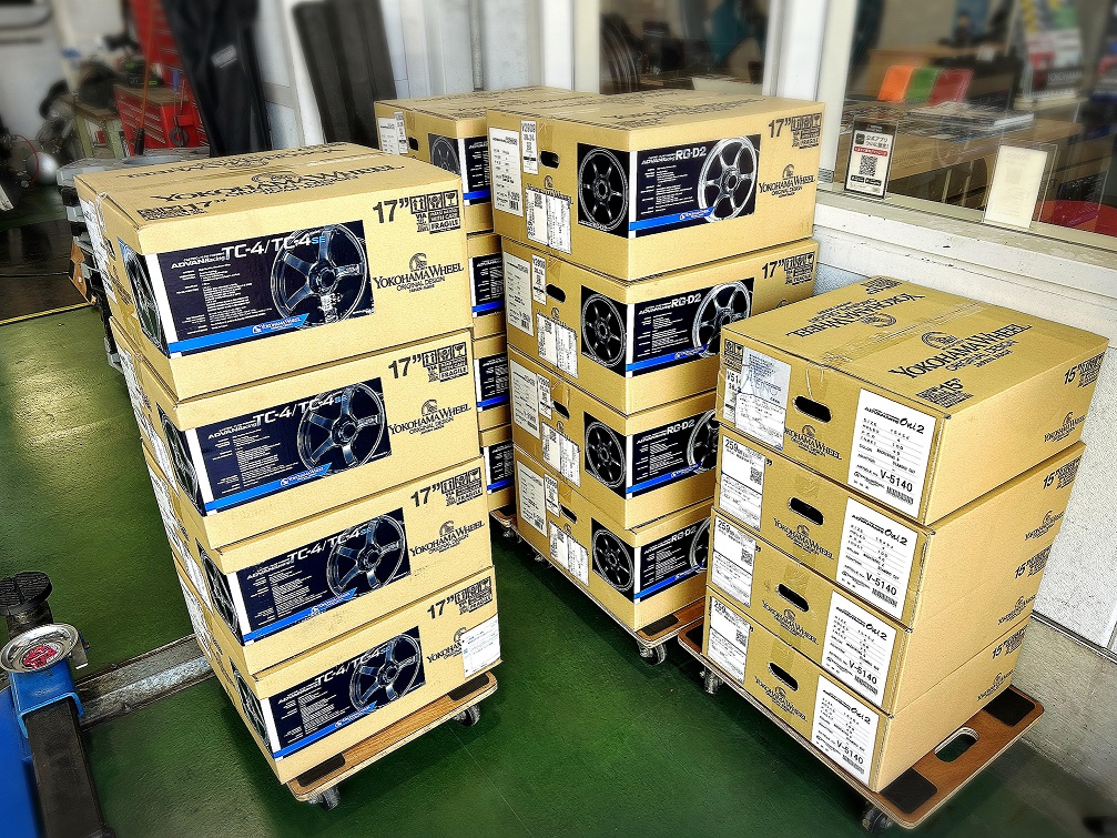 ご注文頂いておりました！ホイールが続々入荷してまいりました。