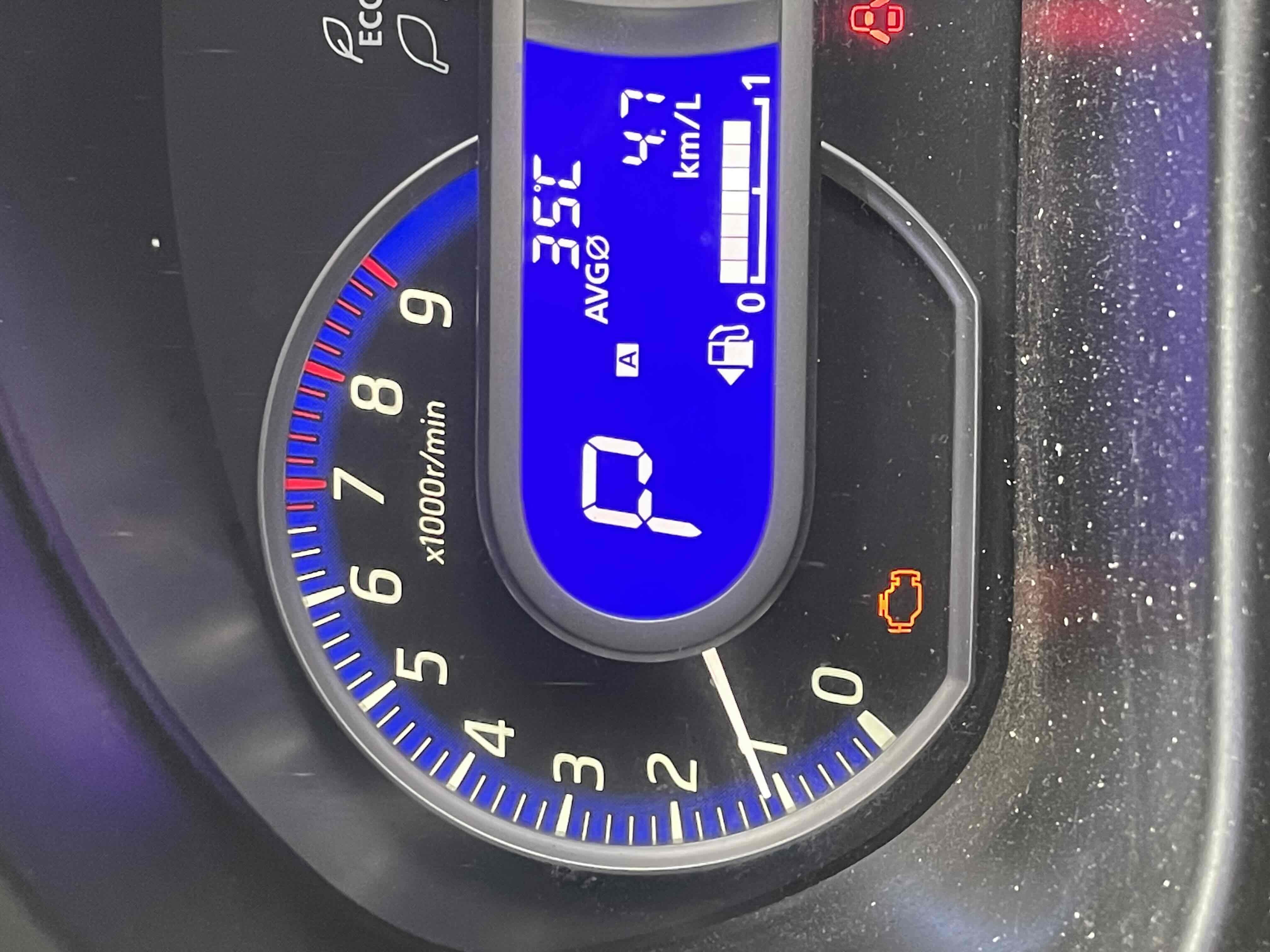 エンジンチェックランプが点灯