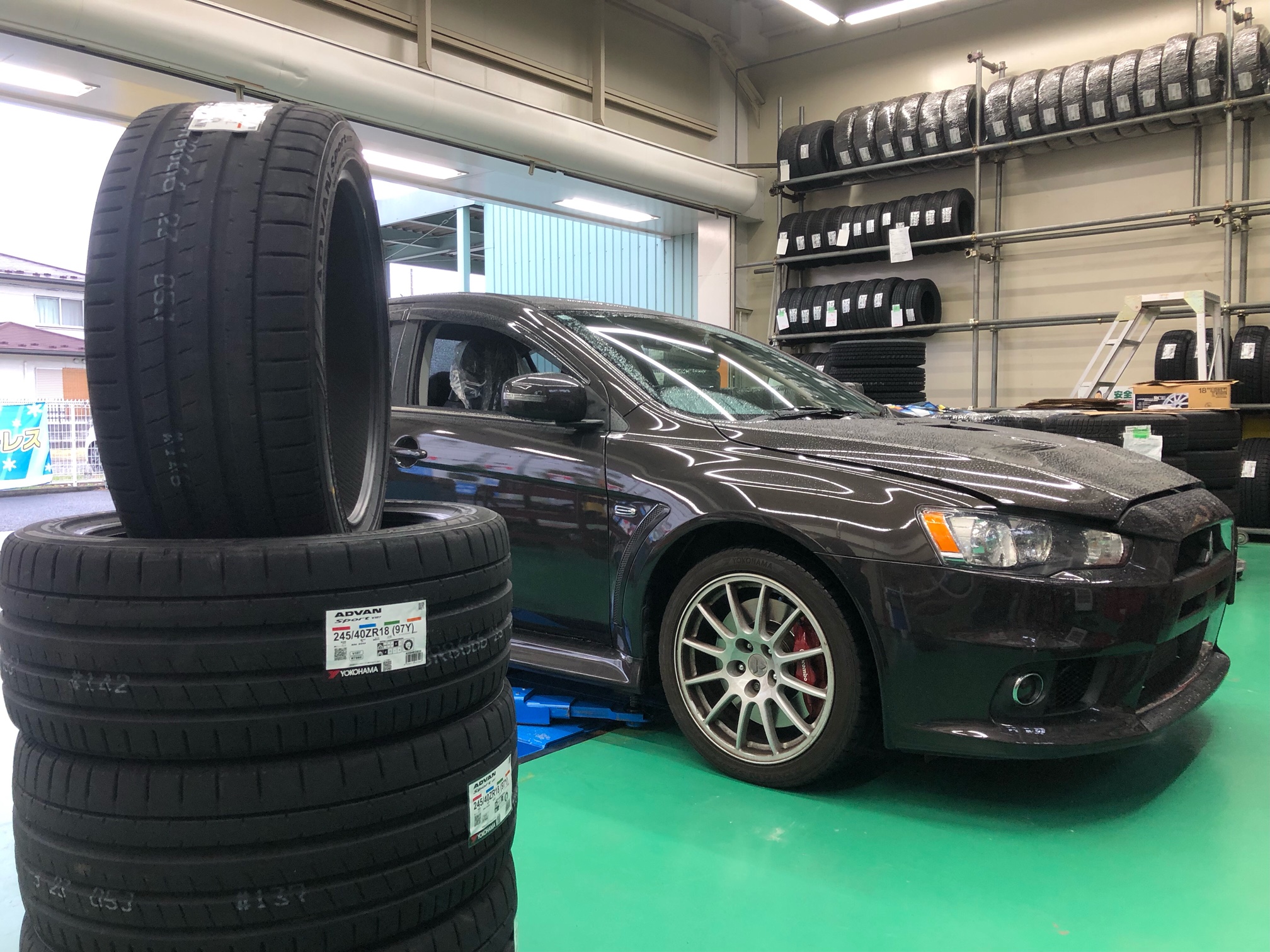 ランエボ10　ADVAN Sport