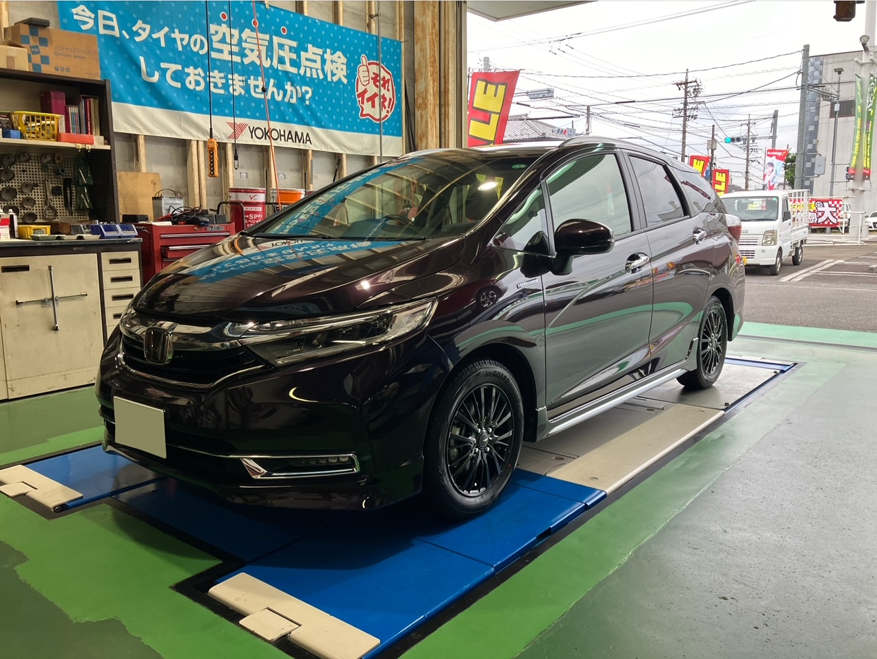 シャトルに　スタッドレスセット