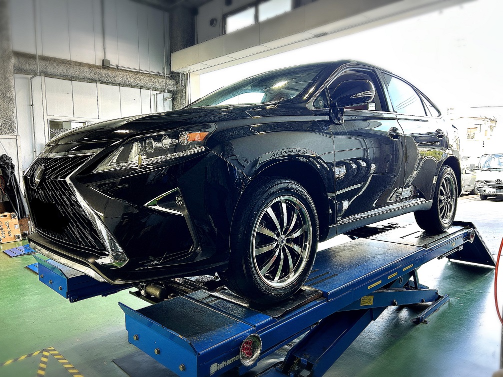 レクサスにアドバンｄBV552SUV　のお取り付けでございます。