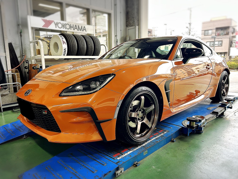 GR86にアドバンレーシングGT　BEYOND　取付け！！