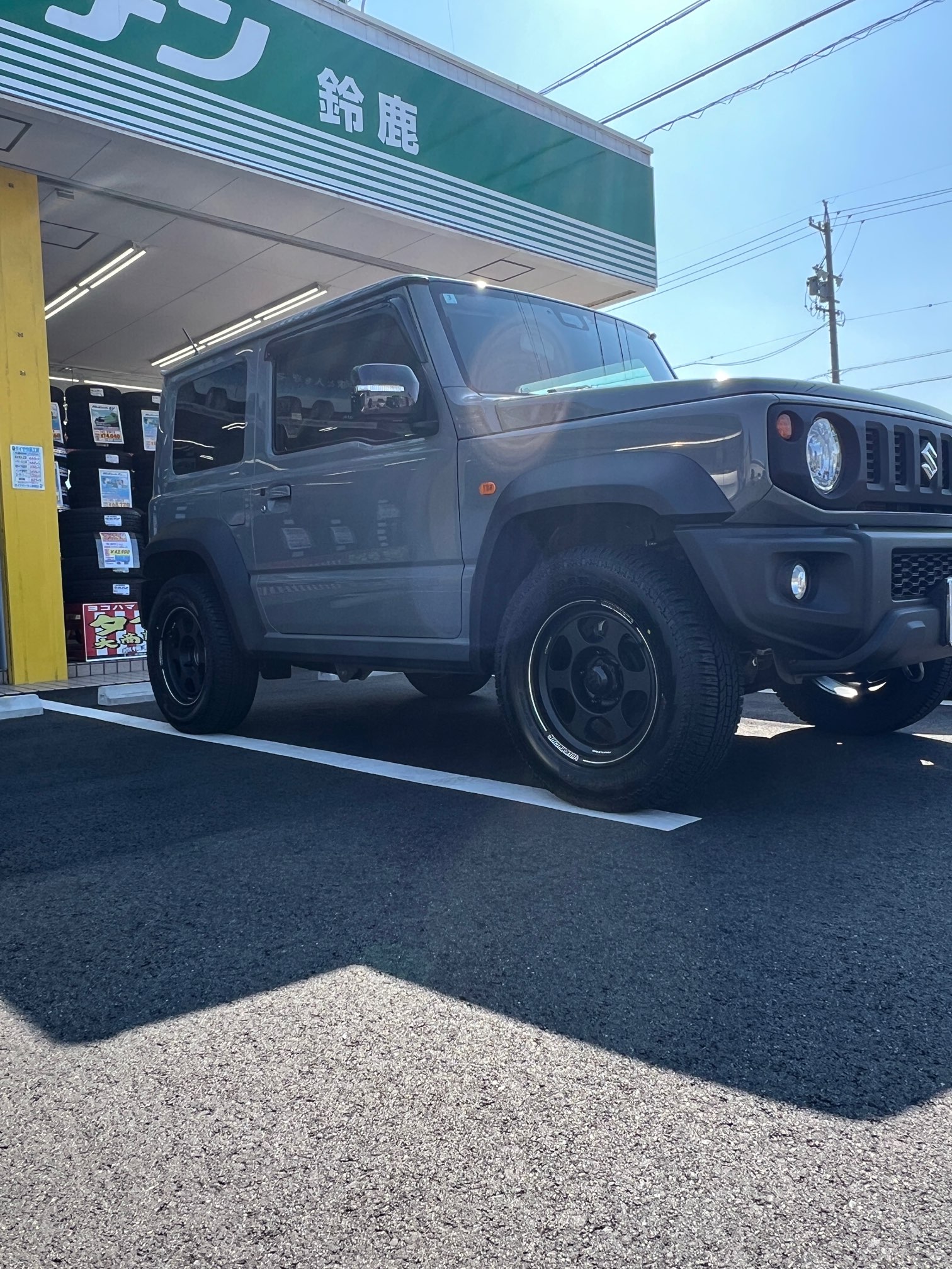ジムニーシエラ VOLK RACING 装着！