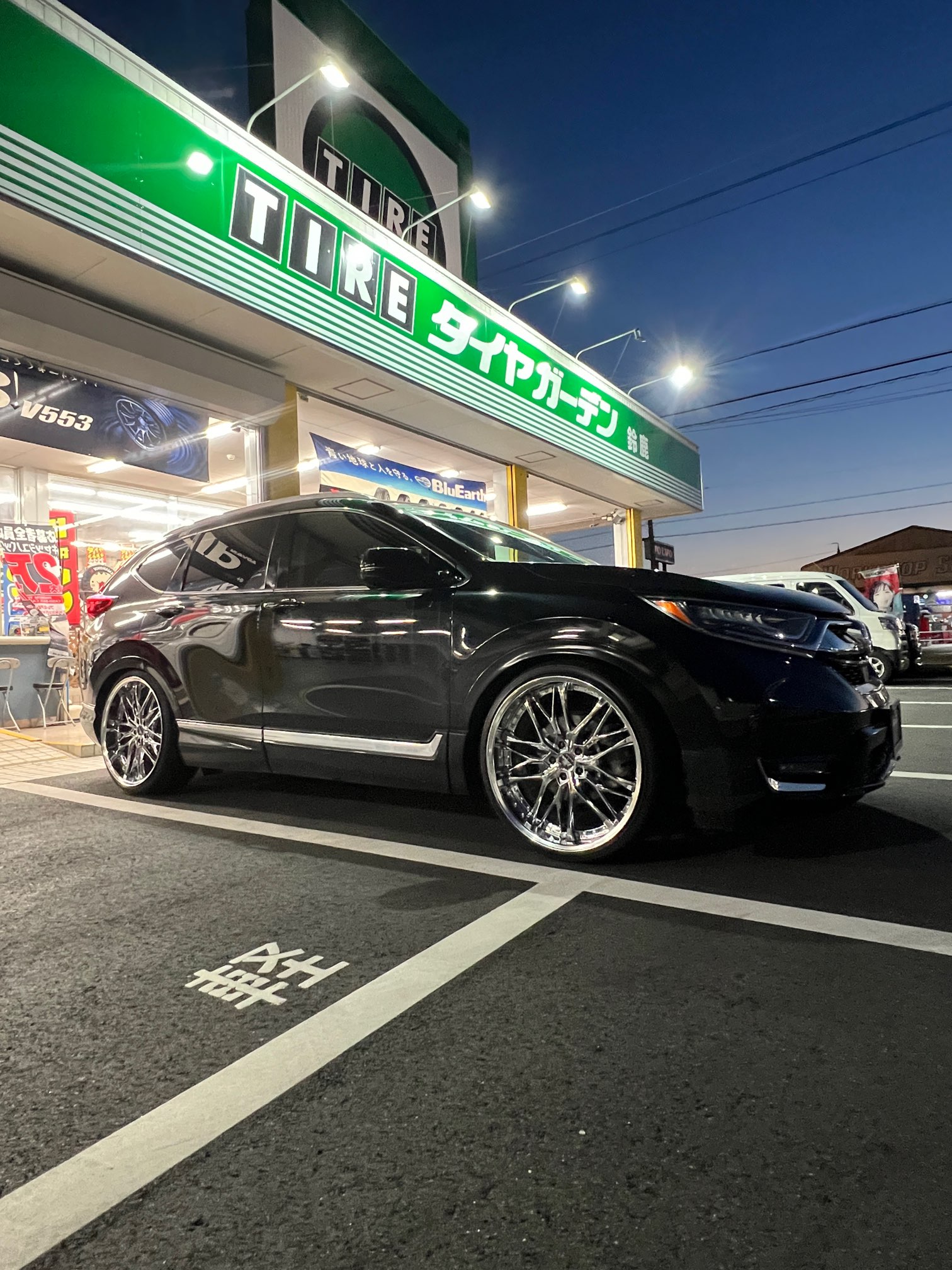 CR-V PARADA spec-X 245/30R22 装着！