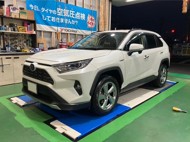RAV4のタイヤ交換