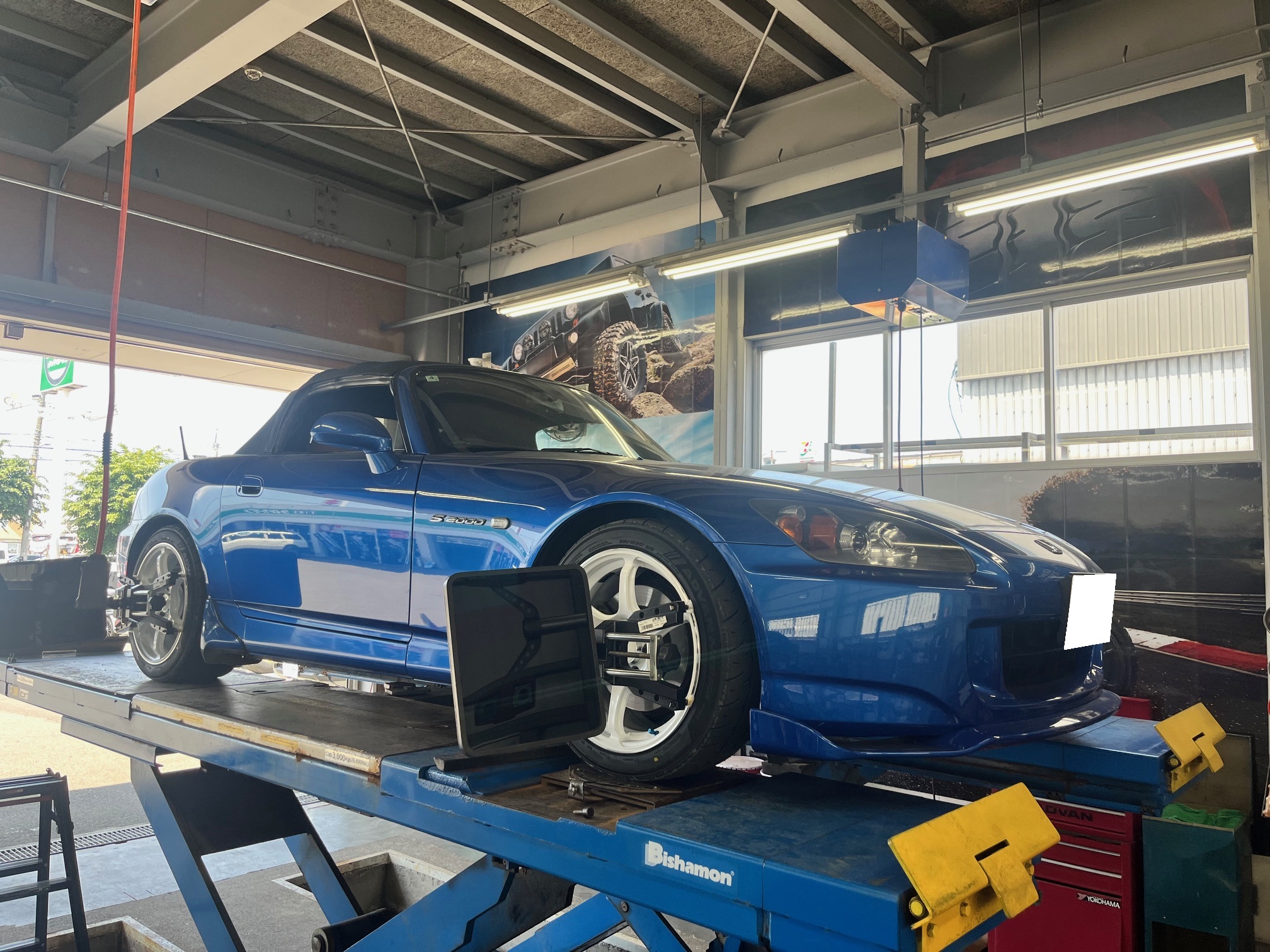 S2000　4輪トータルアライメント調整