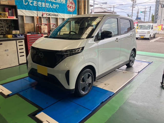 サクラのタイヤ交換