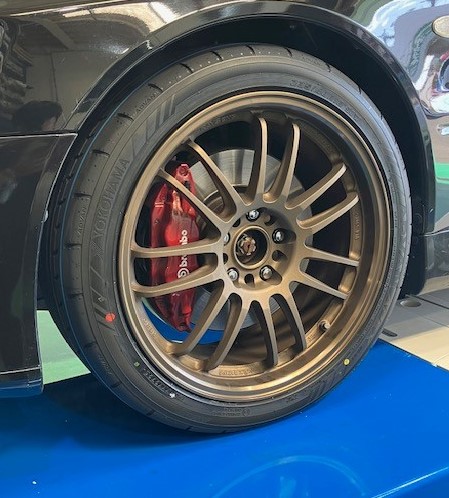 エボⅧにADVAN　APEX