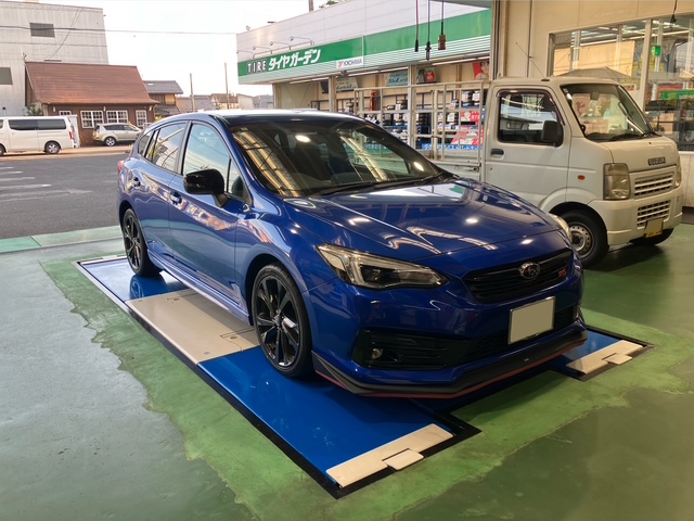 インプレッサのタイヤ交換