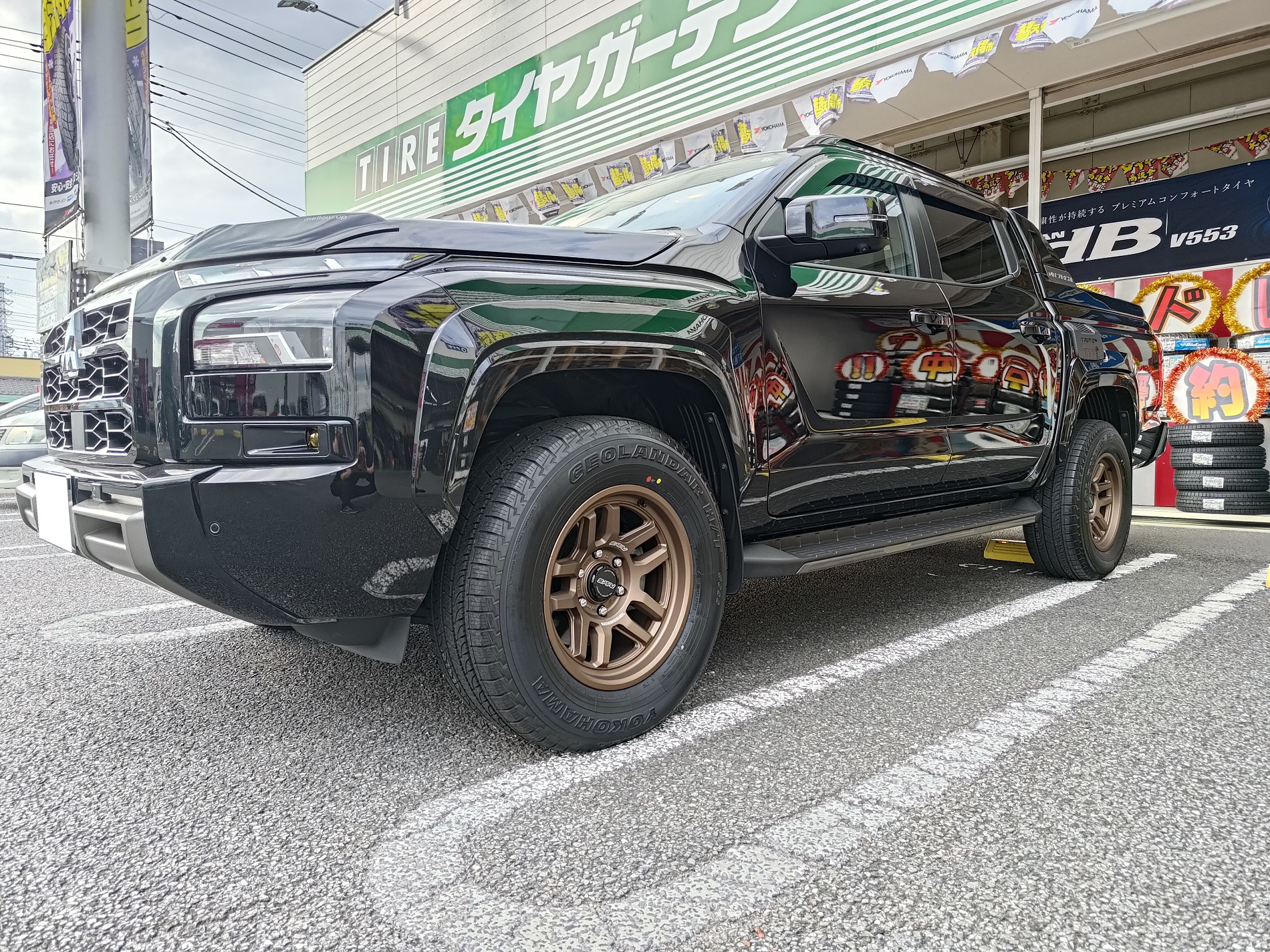 トライトンにチームデイトナD325お取り付け！