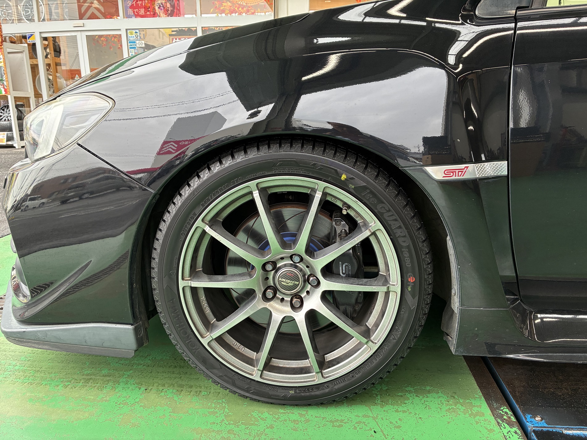 WRX　新商品IG80　245/40R18　取付けました。
