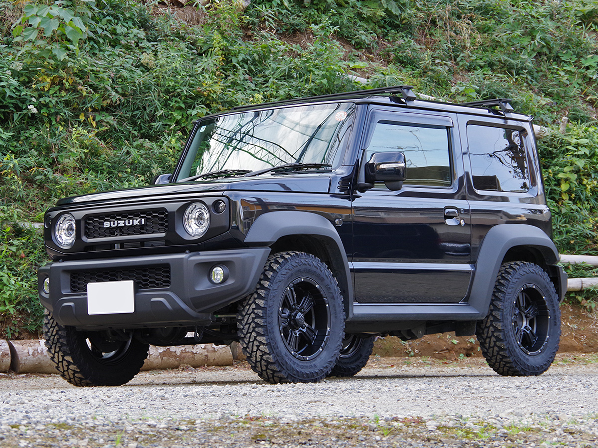 ジムニーシエラ　JB74　ナイトロパワークロスクロウにジオランダーMT