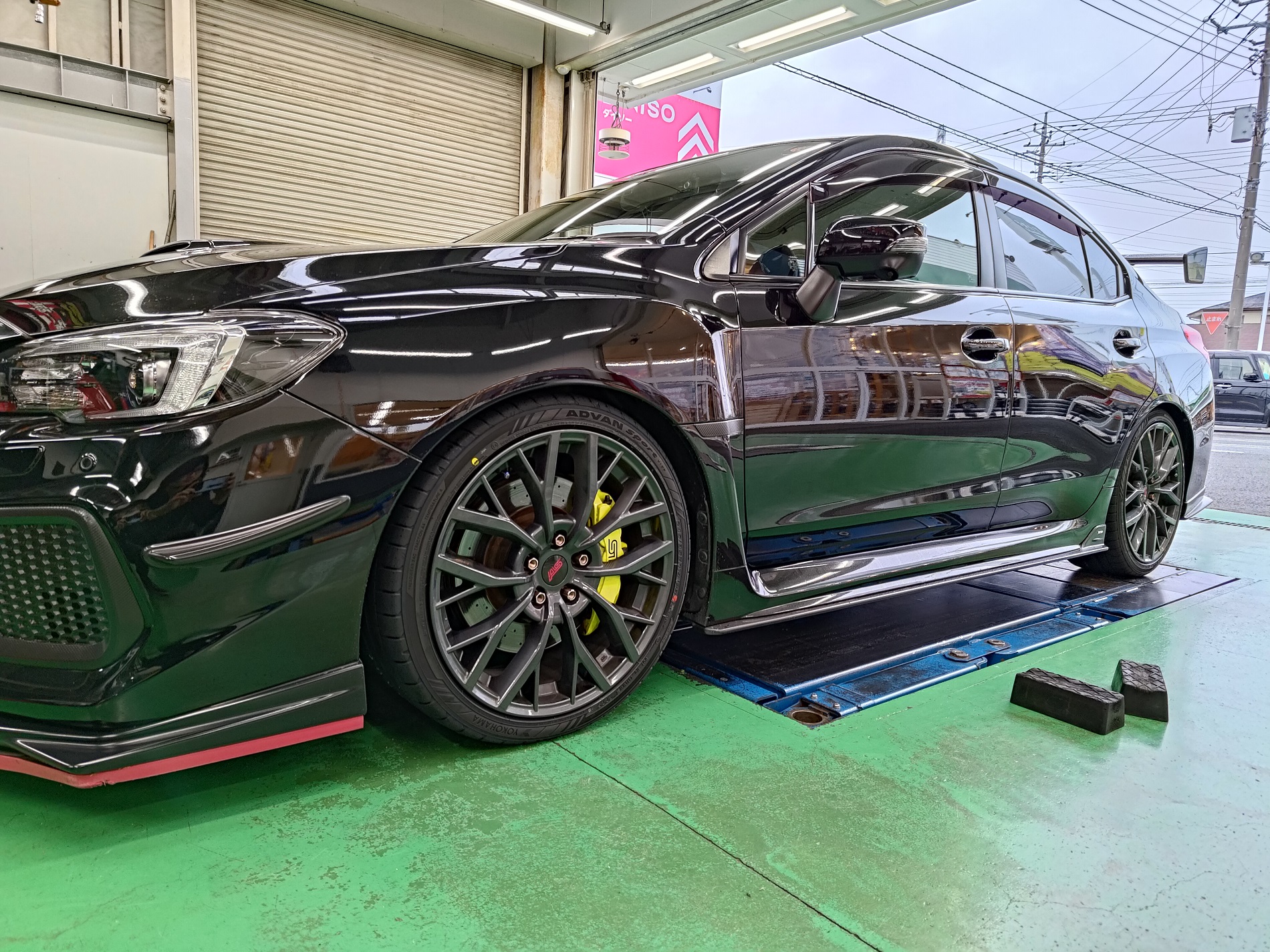 WRXへADVAN Sport V107装着！