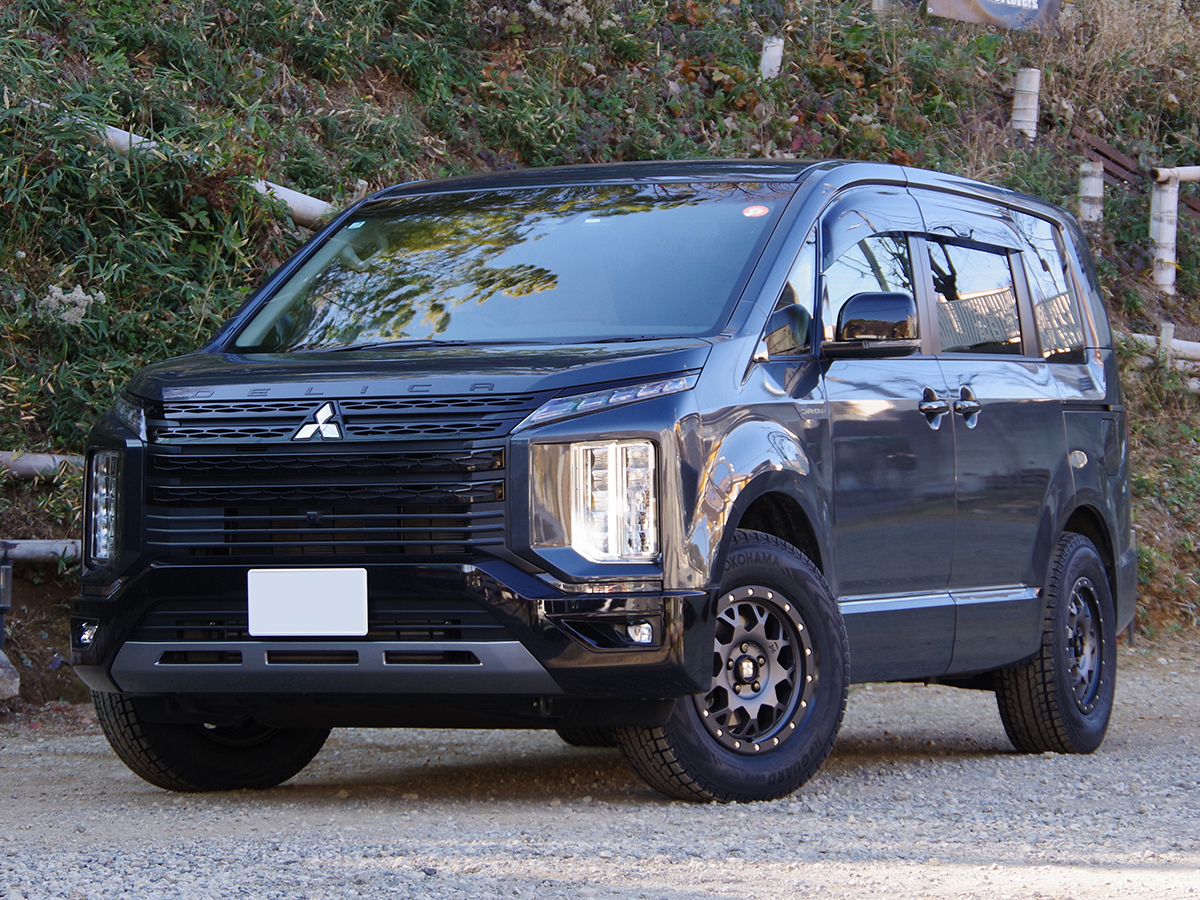 デリカD5　冬支度　XJ040MGBにアイスガードSUV