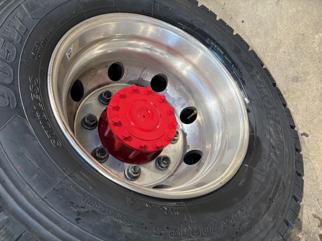 架装中の車両へ