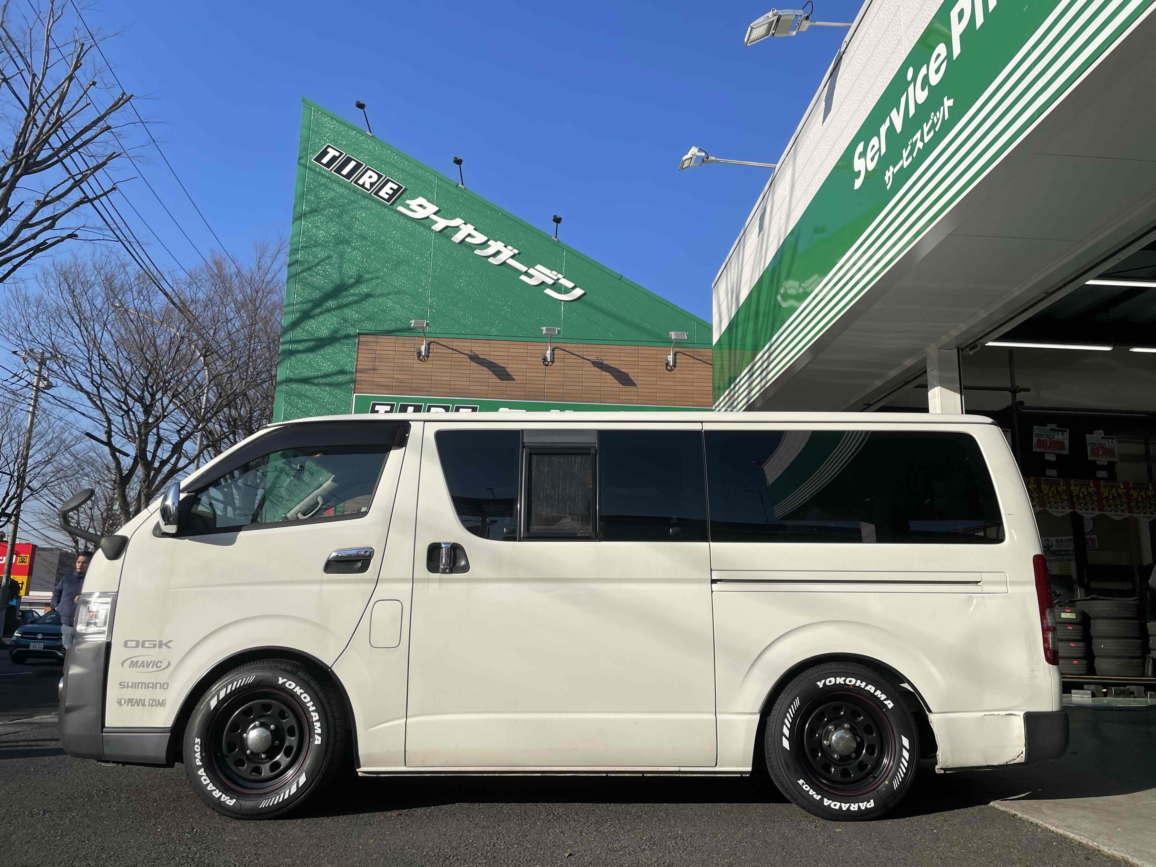 PARADA PA03 ホワイトレター