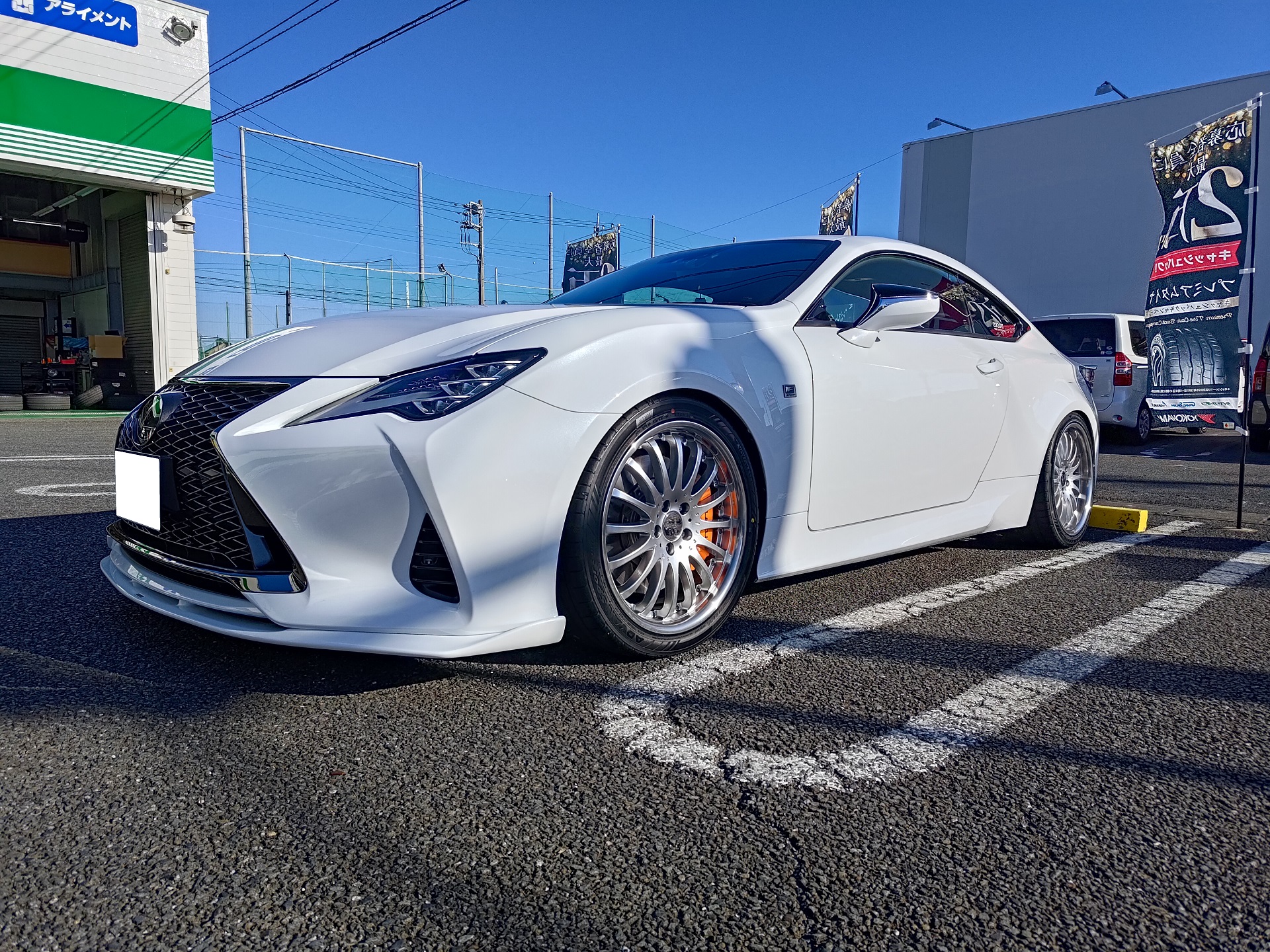 レクサスRCへV107お取り付け～