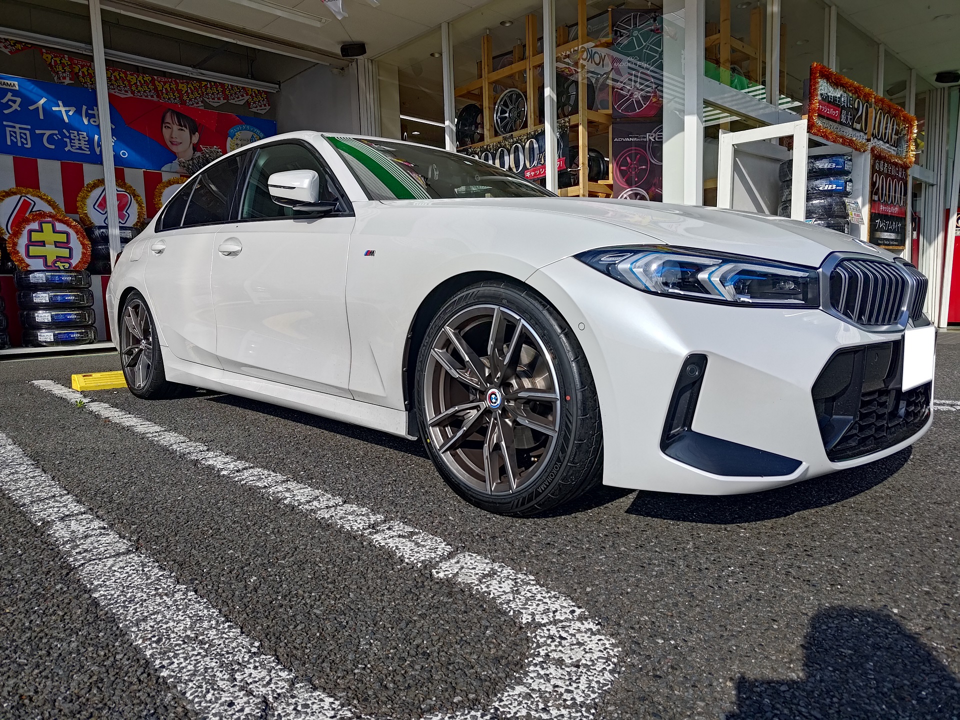BMW3シリーズへADVAN APEXお取り付け！