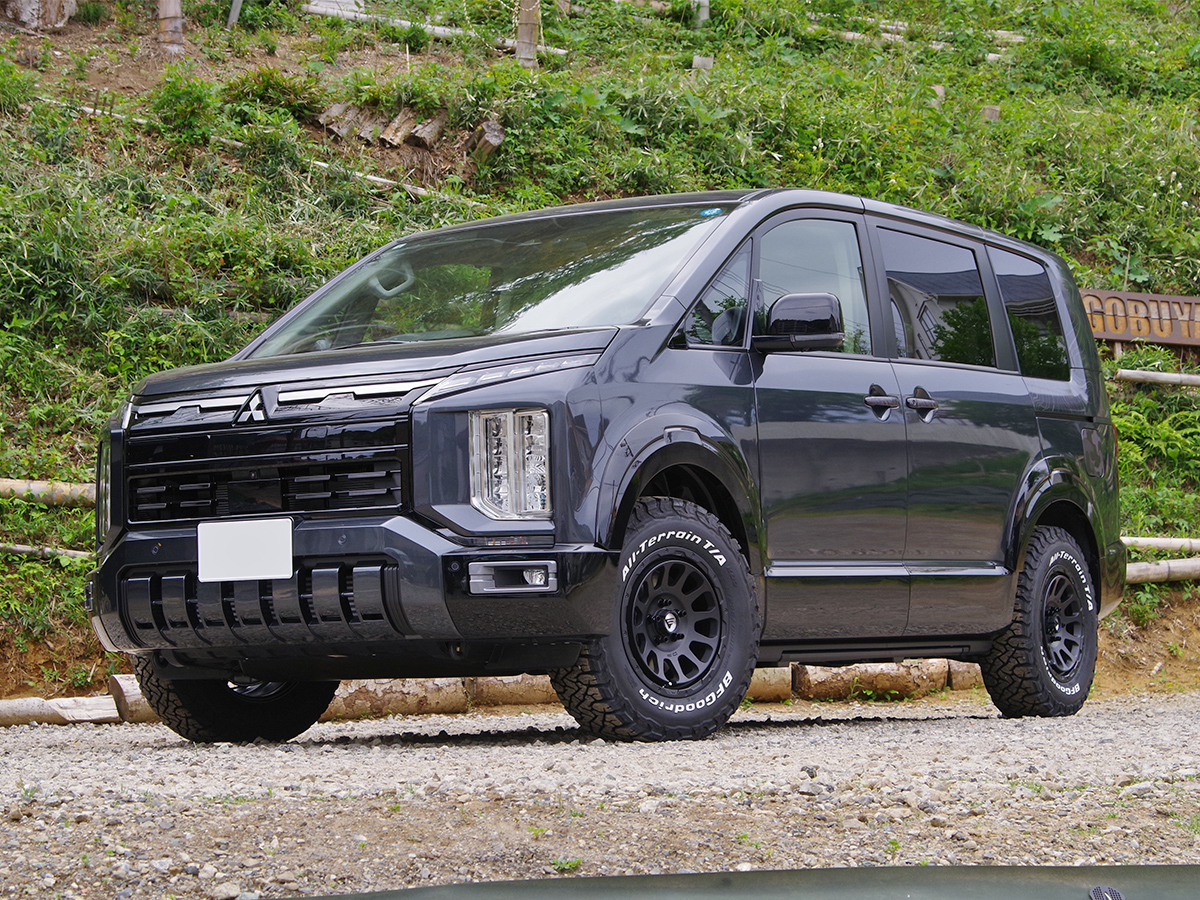 新型デリカD5にデルタフォースオーバルの新サイズ
