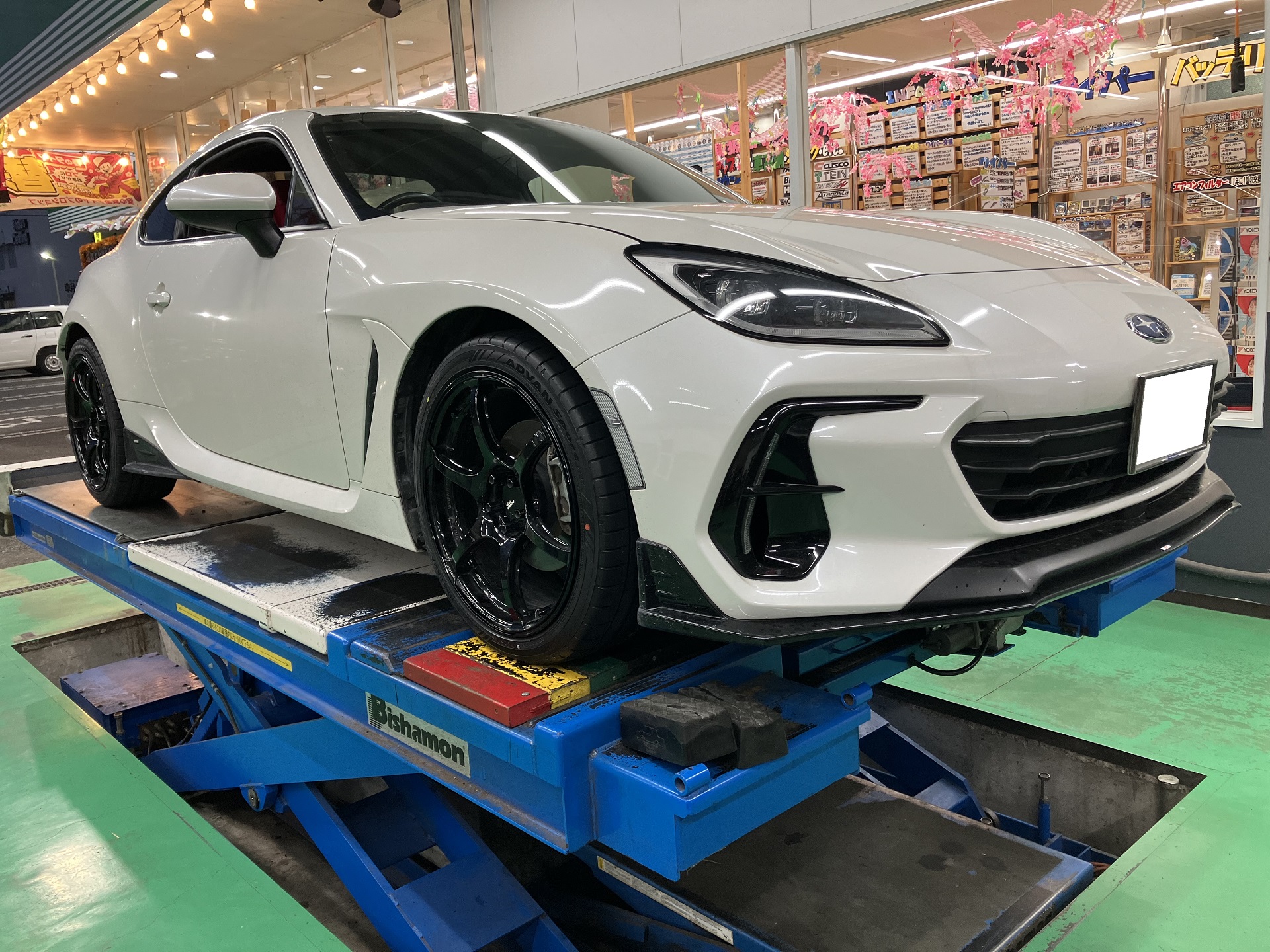 BRZへADVAN Sport V107お取り付け！
