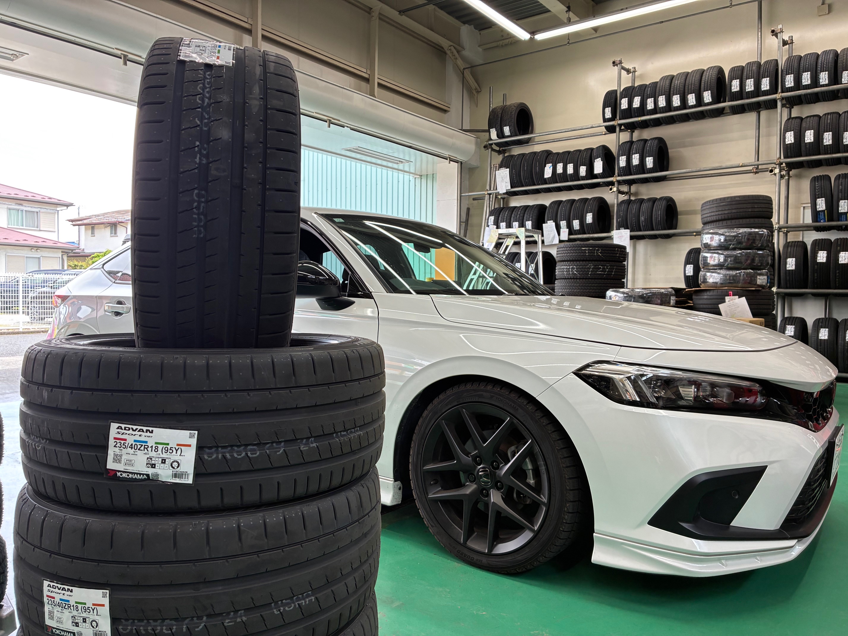 シビック　ADVAN Sport　V107