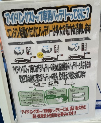 夏だからバッテリーをチェックしよう！