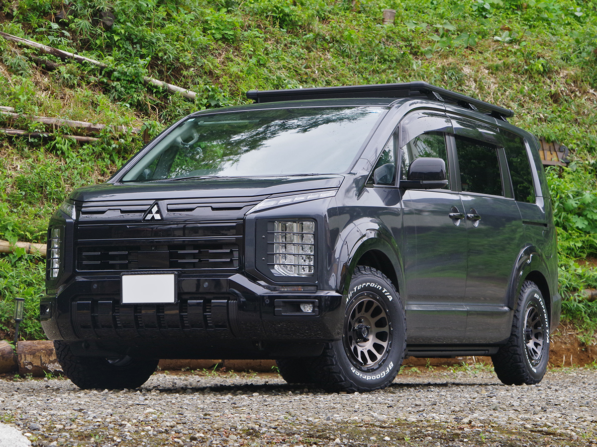 新型デリカD5にデルタフォースオーバルの新サイズ
