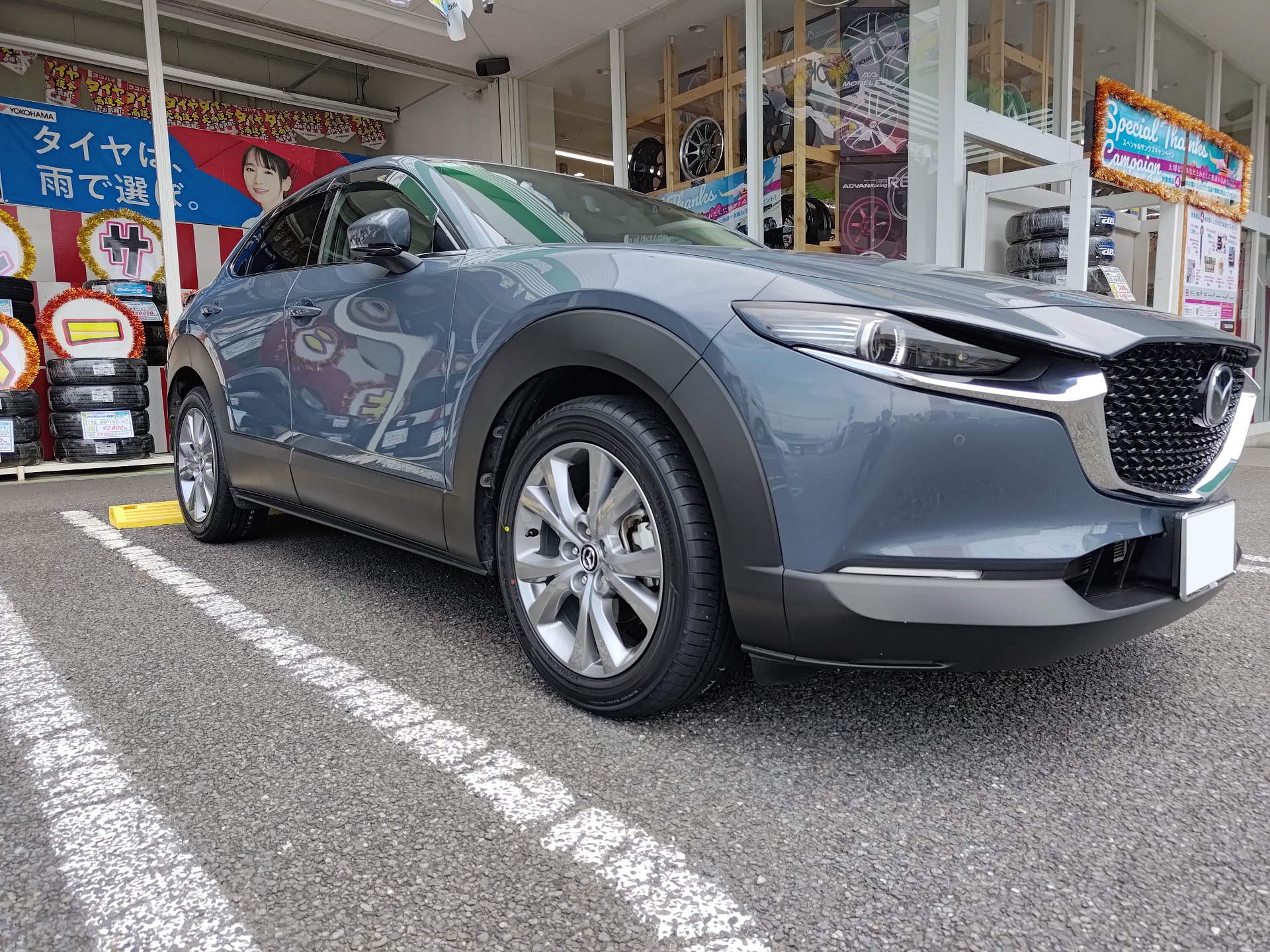 CX-30へBluEarth-XTお取り付け