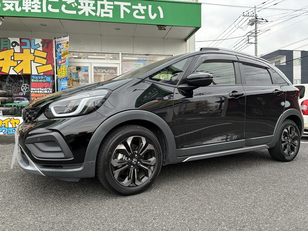フィットクロス・タイヤ交換
