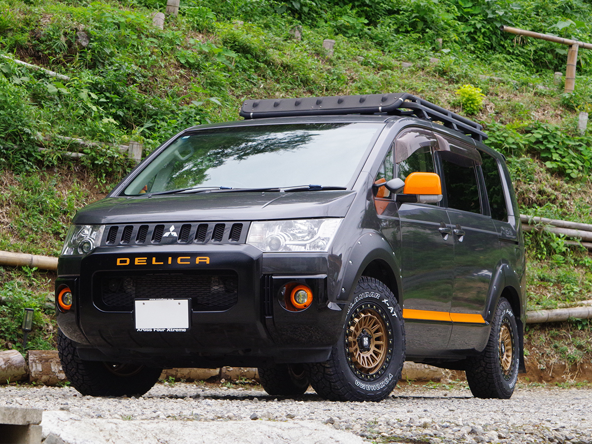 デリカD5アクティブギア　XJ08にジオランダーX-AT
