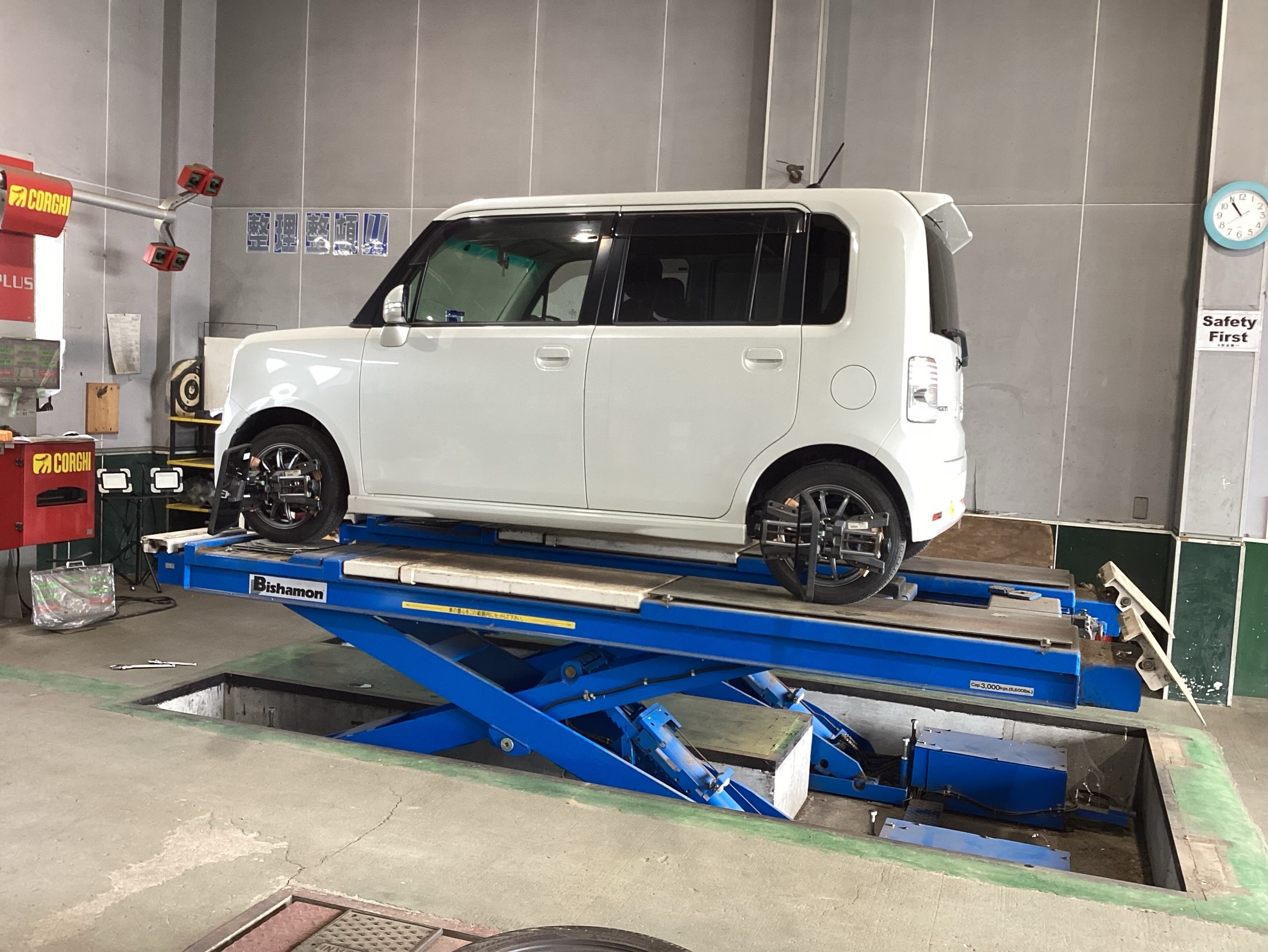 ムーヴコンテのアライメント調整