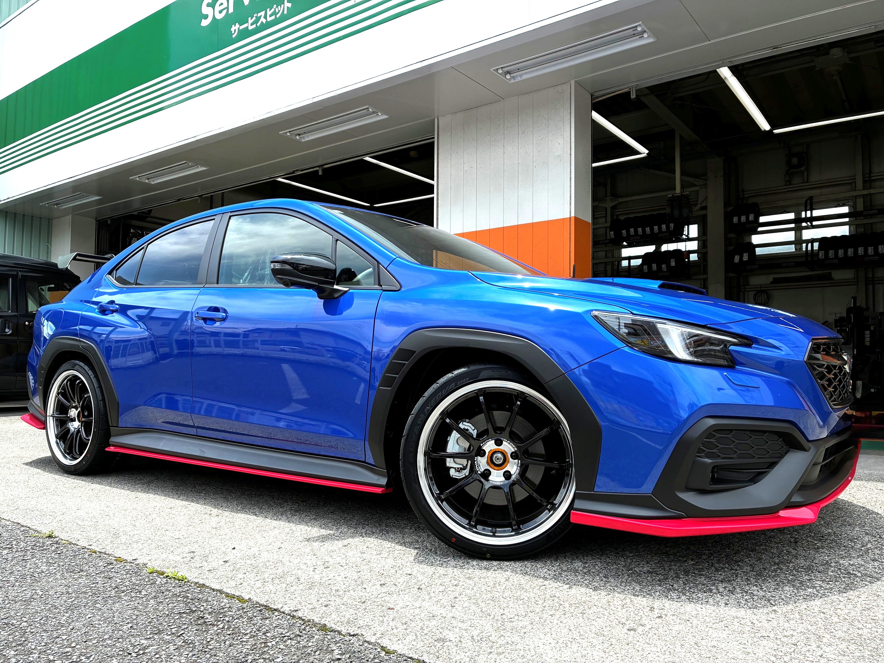 WRXにはYOKOHAMA WHEEL