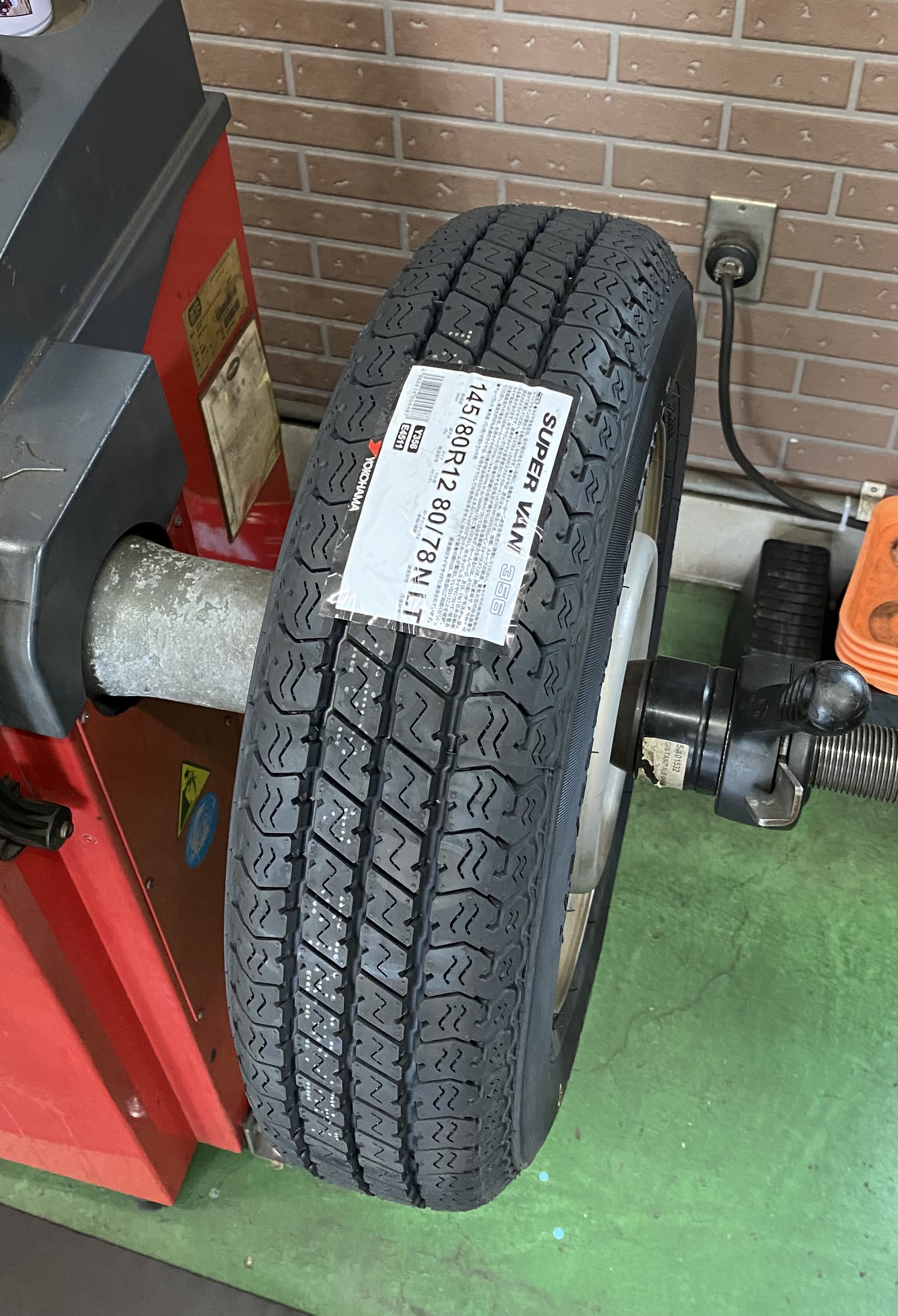 今回のタイヤ交換