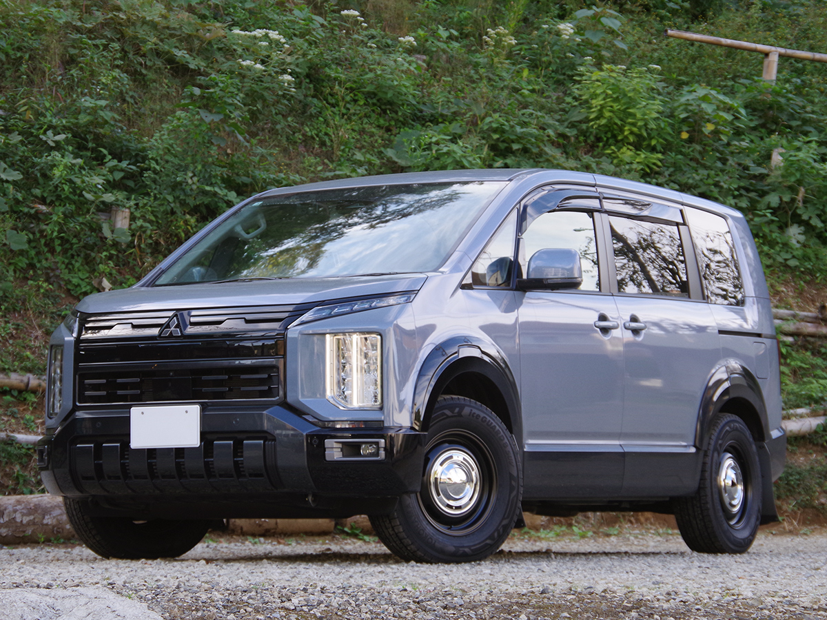 デリカD5　冬支度　ディーンクロスカントリーにアイスガード8SUV