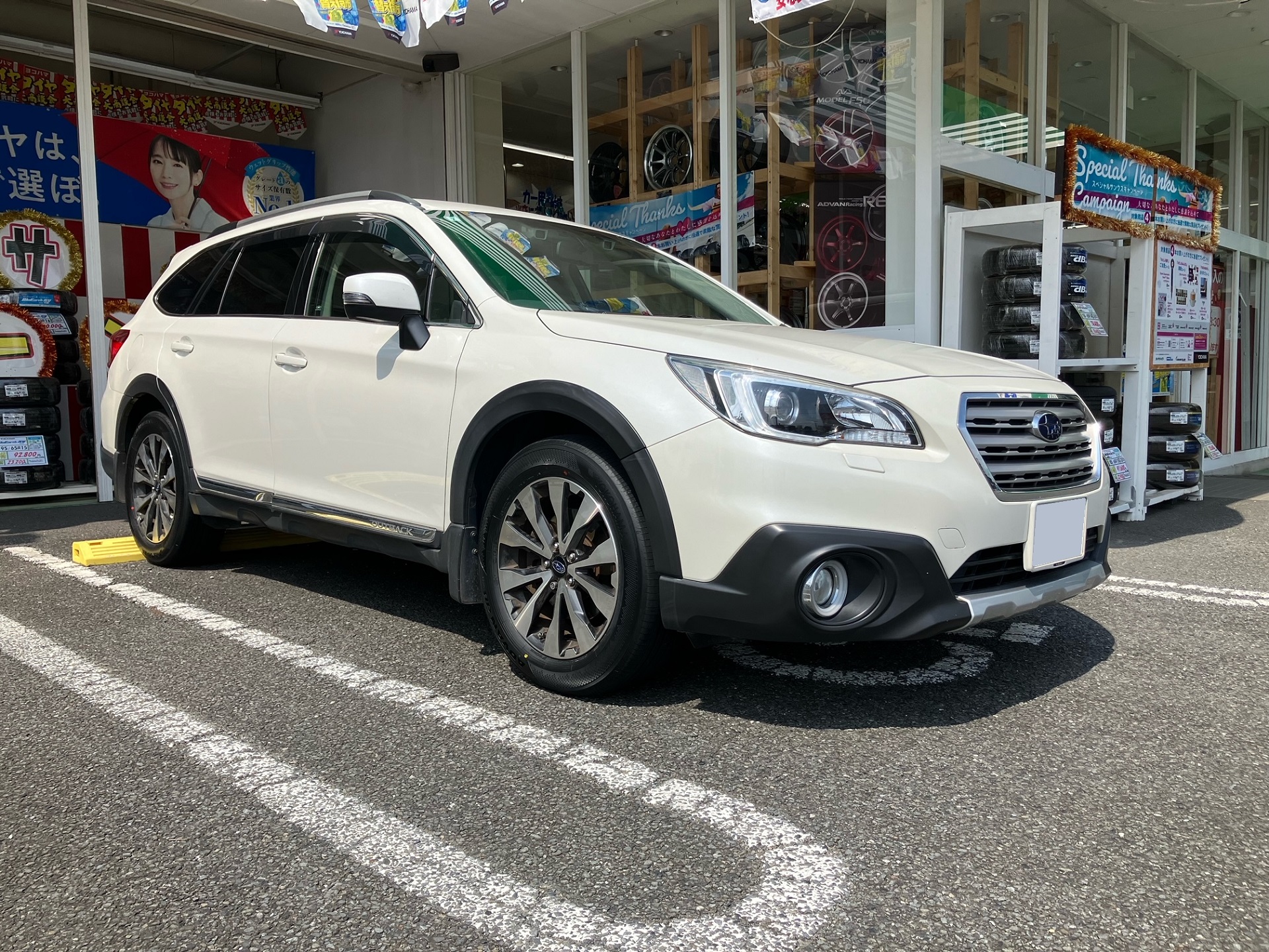 アウトバックにADVANデシベル装着!!