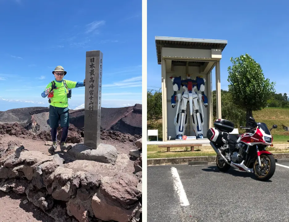 「タイヤガーデン福井下馬」休日はCB1300でツーリングへ。富士山にはこれまで4回登りました。